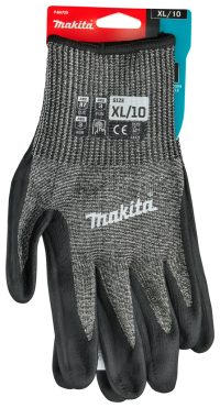 Makita P-84735 - Mănusi de lucru textile/nitril, mărime XL