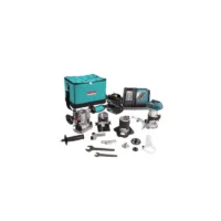 Makita DRT50RFEX3 - Masina de frezat cu acumulator LXT18V/3Ah (2buc), 1.8kg