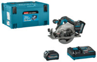Makita HS012GD201 - Fierastrau circular manual XGT, 165 mm, livrat cu 2 acumulatori 40Vmax 2.5Ah