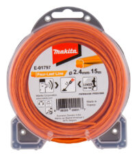 Makita E-01797 - Fir de taiere, 2,4x15 metri portocalie