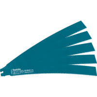 Makita E-26571 - Set pânze de fierăstrău curbată pentru metal 8 TPI, lungime 300mm, 5 buc