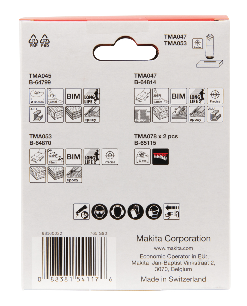 Makita B-67511 set accesorii pentru masini multifuncionale